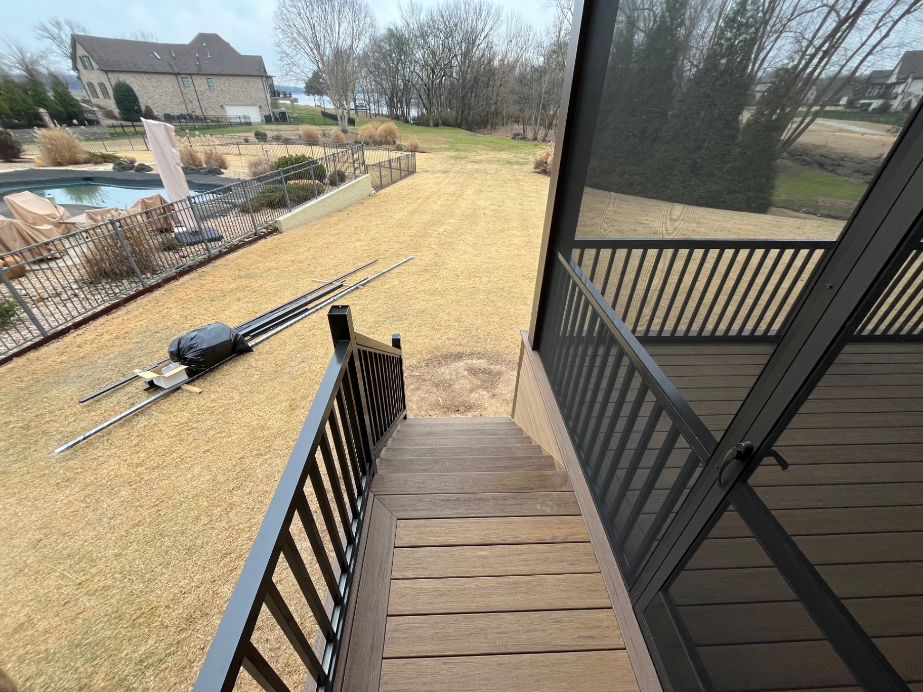 Composite stair landing